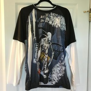 NWT AND1 Boys Long Sleeve Basketball Shirt